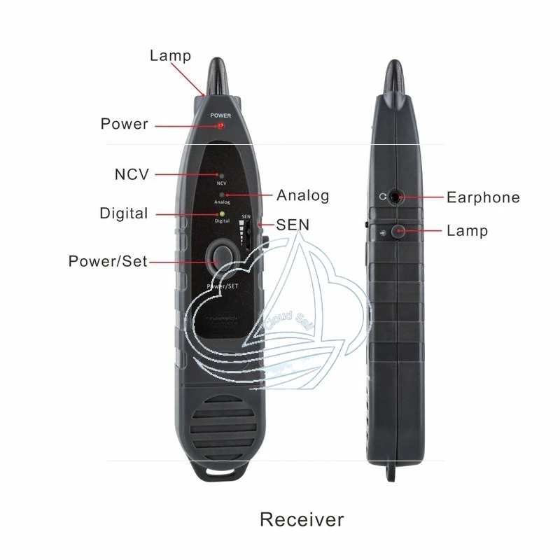 NF-8209 Network Cable Tracer Locator POE Tester Anti-Interference Line Finder