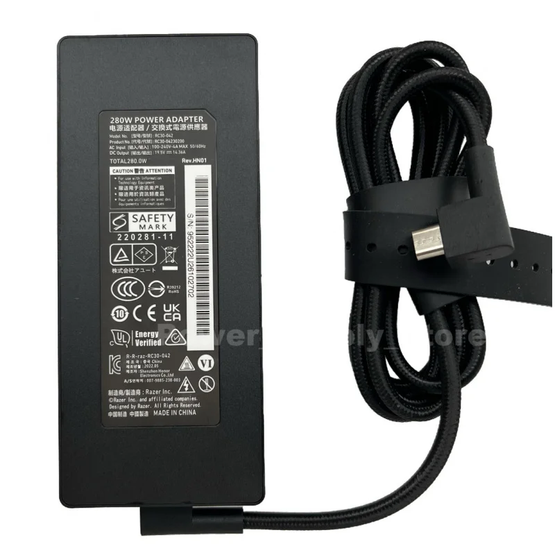 

Original 19.5V 280W AC Adapter Power Supply For Razer Blade 16 2025 RTX 5090