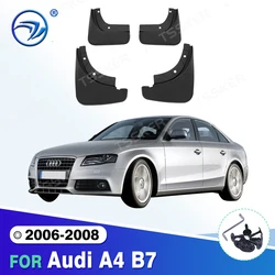 Set Molded Mud Flaps For Audi A4 B7 2006 2007 2008 Mudflaps Splash Guards Mud Flap Front Rear Mudguards Fender Accessories