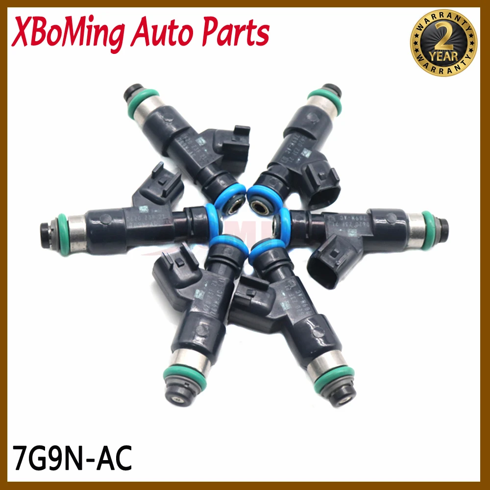 6pcs 7G9N-AC Fuel injectors Fit For Volvo S60 S80 V60 V70 XC60 XC70 V6 For Ford F-150 F250 062028720 852-12260