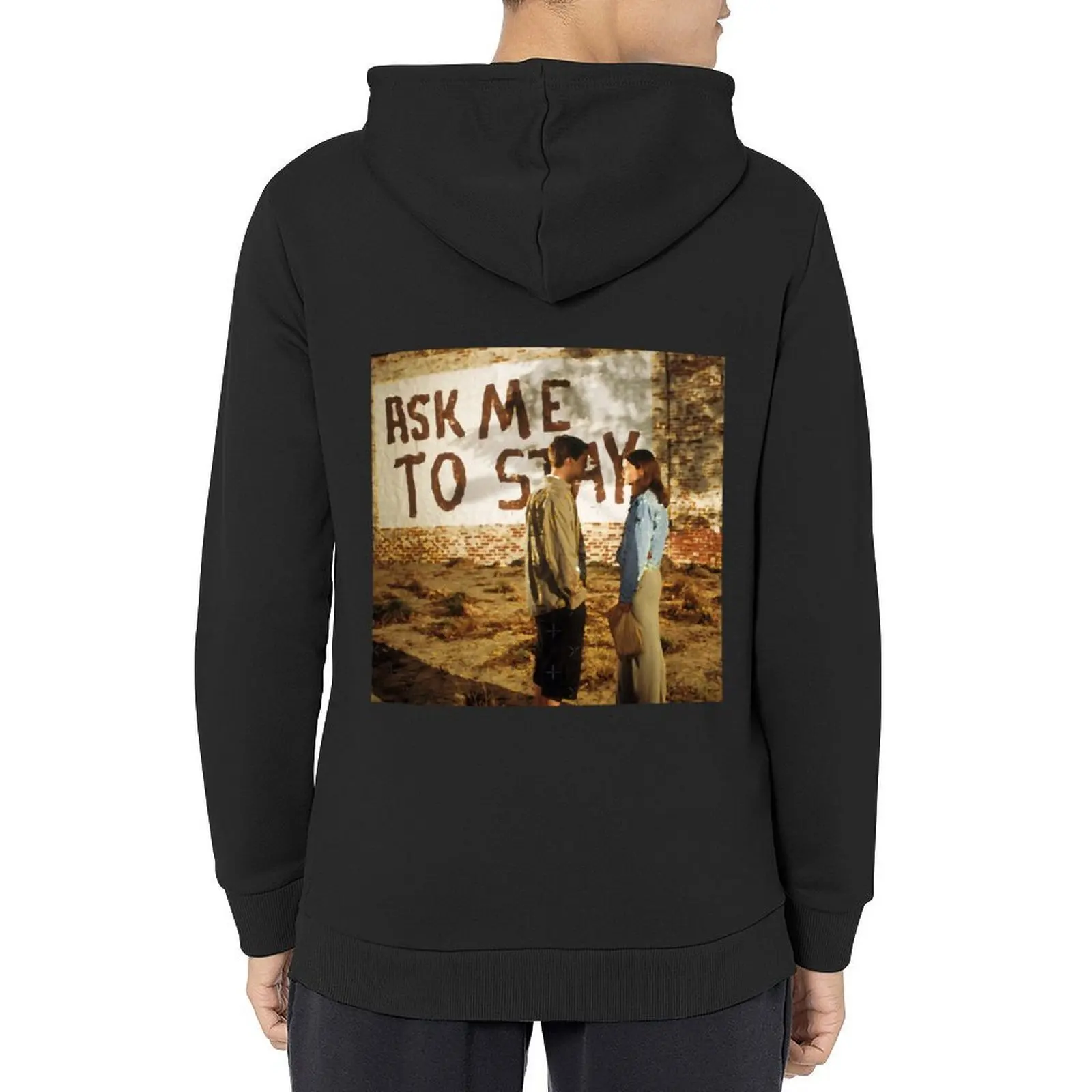 

Dawson_s Creek Ask me to stay Hoodie hooded shirt autumn winter clothes male clothes hoodie for men
