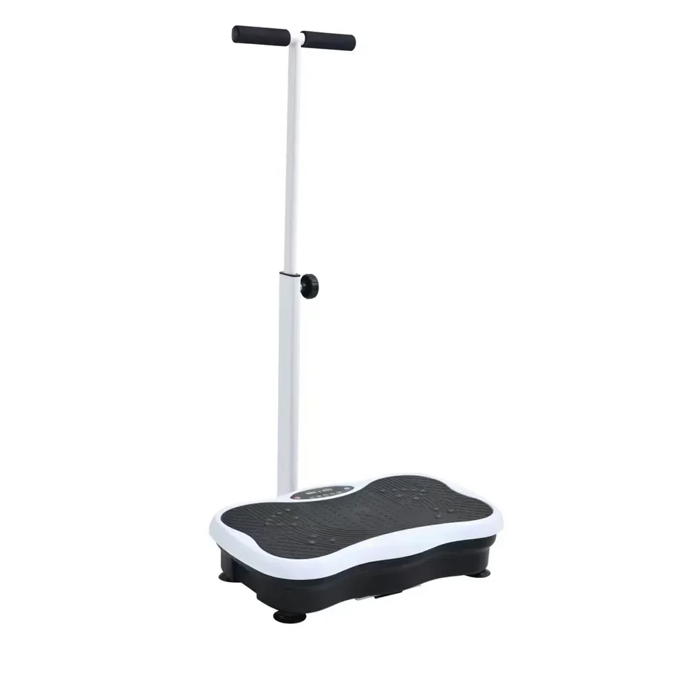Electromagnetic Vibrating Plate Exercise Machine with Handrails for Men and Women