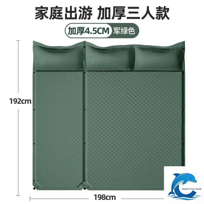 Self-Inflating Air Mattress, Moisture-Proof Sleeping Pad, Portable Tent Mat for Outdoor Camping