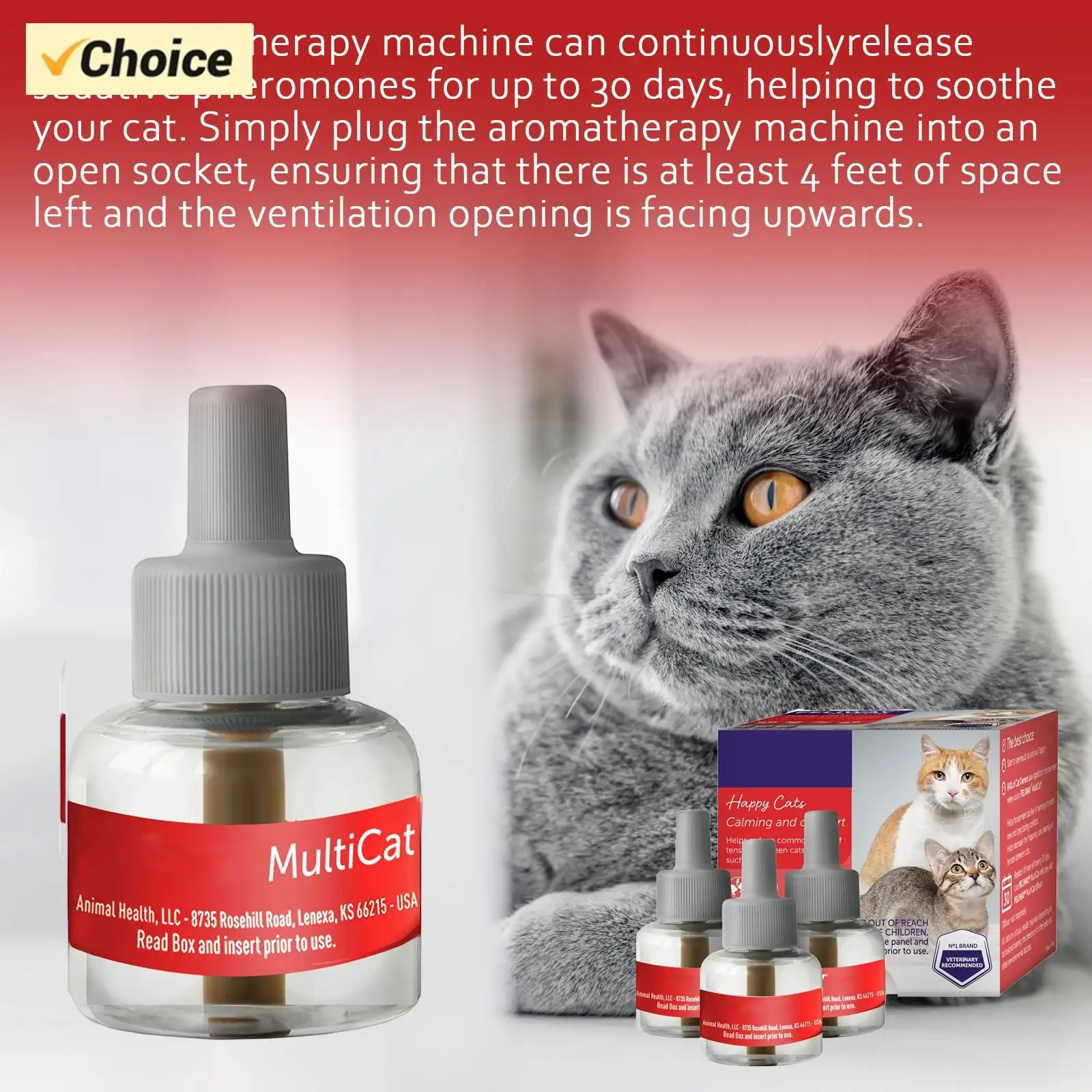 عبوة ناشر 3 قطع من Ho-selling | الحفاظ على ومان القطط في المنزل 48 مل #1