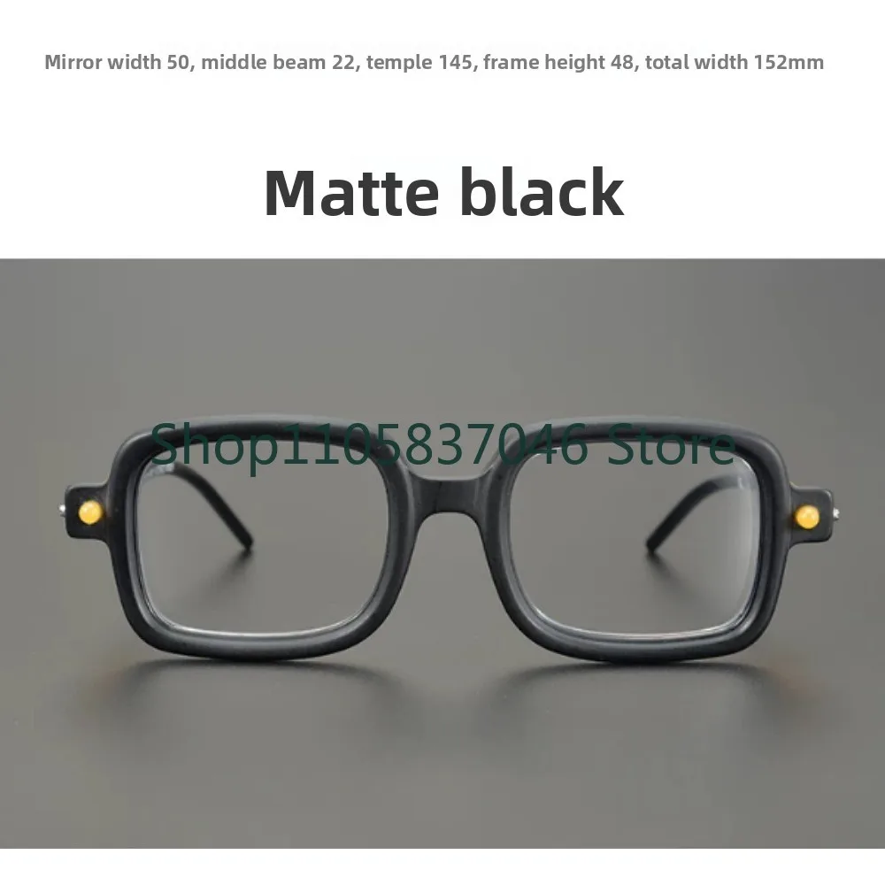 personality, high number, thick edged glasses frame, trendy men and women can be paired with myopia anti blue light color