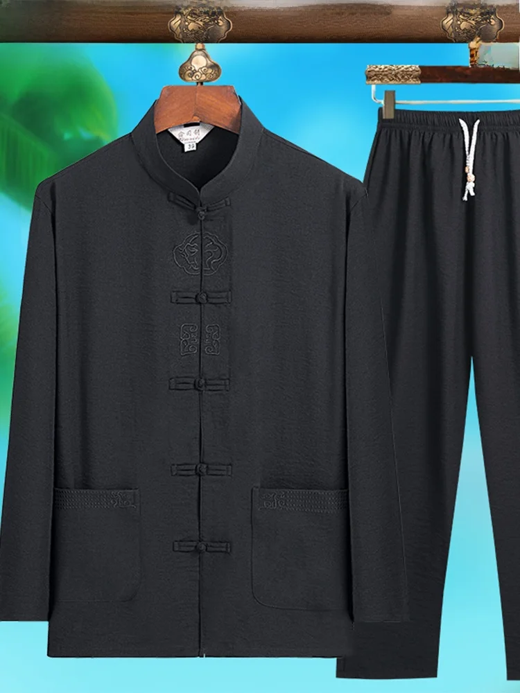 tucano-wooden-du-men's-long-sve-set-new-chinese-tang-suit-hanfu-national-sle-dad's-buttoned-ethnic-wear-autumn-faion