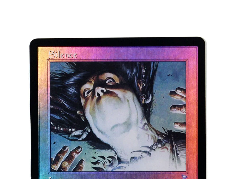 

Silence Foil/Holo TCG Magical Proxy Cards Game Quality Proxy Gathering Board Playing Game Trading Cards proxy