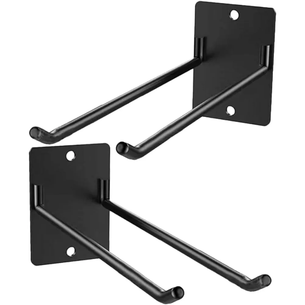 Wall Mount Broom and Mop Holder Organizer with 10 Iron Tools Storage Rack for Garden and Garage - Space-Saving Design