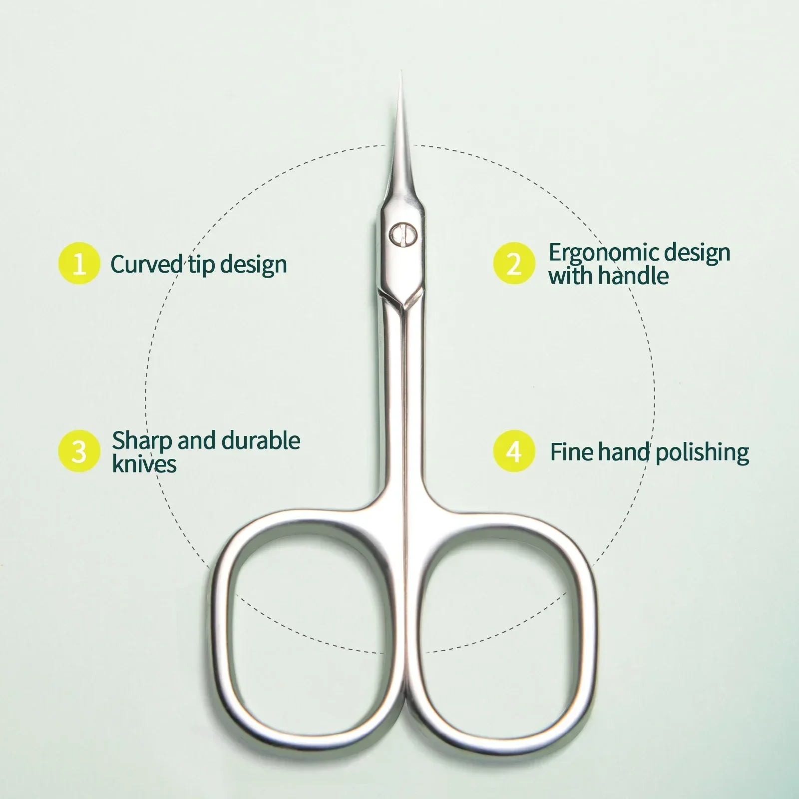 Nailpop Cuticle Scissors Nail Cuticle Clippers Trimmer Dead Skin Remover Manicure Pedicure Cutter Professional Nail Art Tools