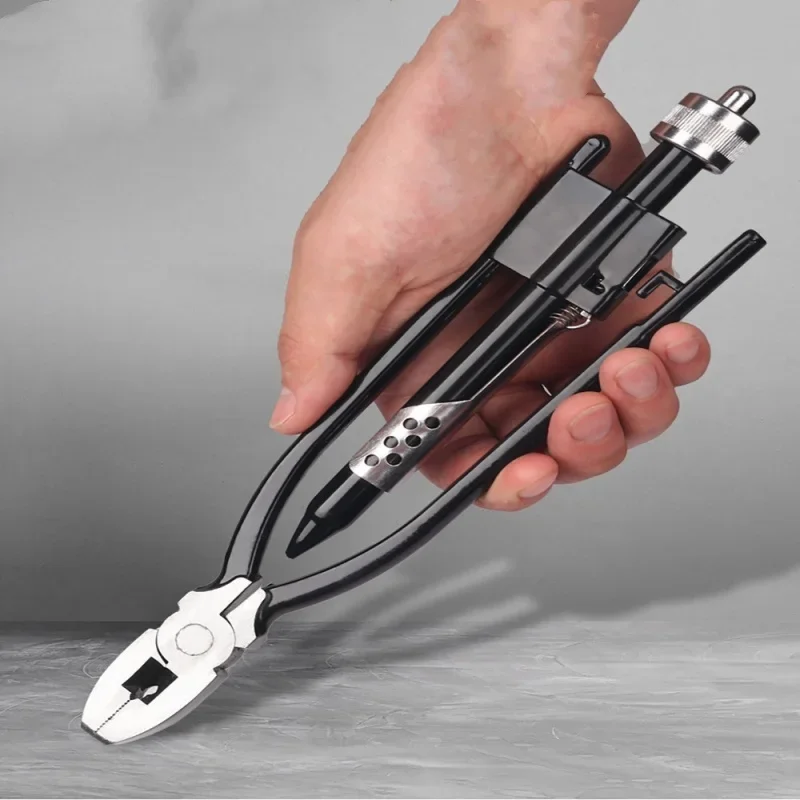 1Pcs 6 inch 9 inch Aircraft Safety Wire Twisting Pliers One Way Lock Twist Twister Tool with Spring Return Heavy Duty Jaws