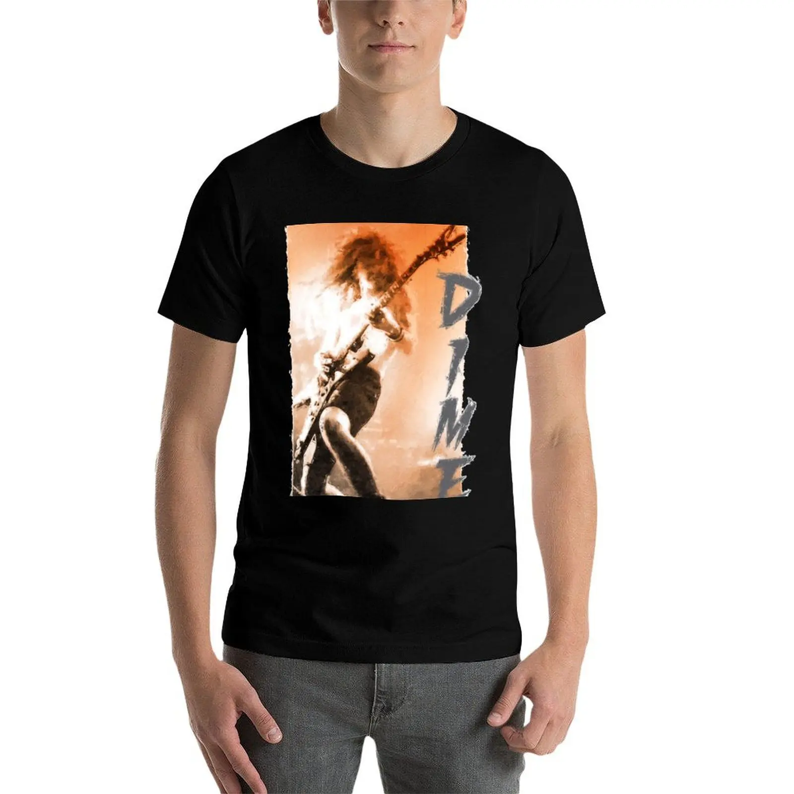 

A Dime for the guitar T-Shirt man graphic t shirt t shirt man cotton man t shirts for men T-Shirt