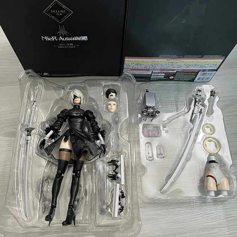 Play Arts Kai NieR:Automata 2 Type B 2B Action Figure DX Deluxe