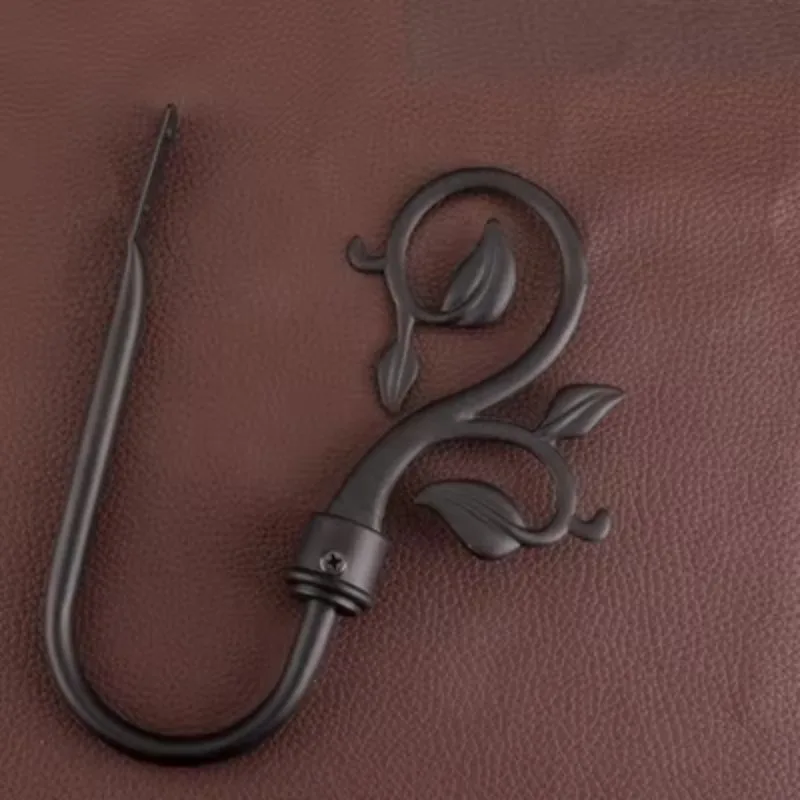 2pcs/set Curtain Tieback Holder Hooks Tie Backs Bedroom Living Room Curtain Decoration Accessories Holdback Wall Curtain Hooks