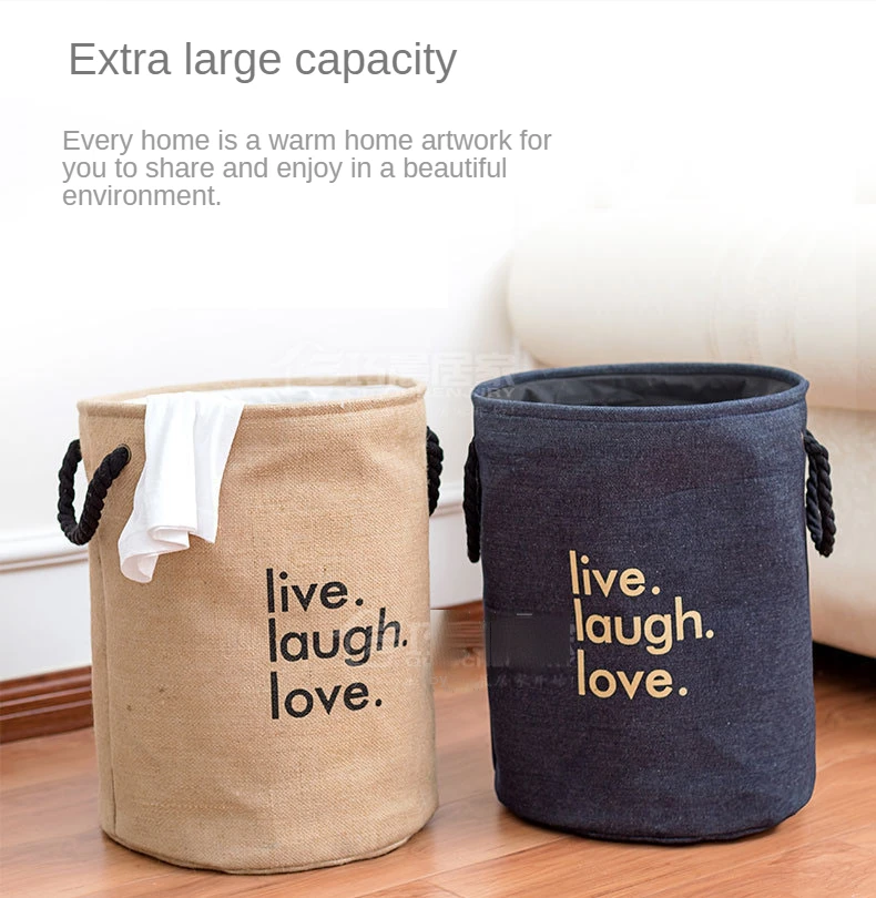 

Dirty Clothes Basket Laundry Basket Toy Storage Bucket Foldable Storage Bag Clothing Quilt Storage Box Sundries Storage