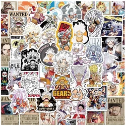 10/30/50/100pcs Cool Luffy Gare 5 Cartoon Stickers Anime ONE PIECE Wanted Poster Decals DIY Phone Laptop Guitar Graffiti Sticker