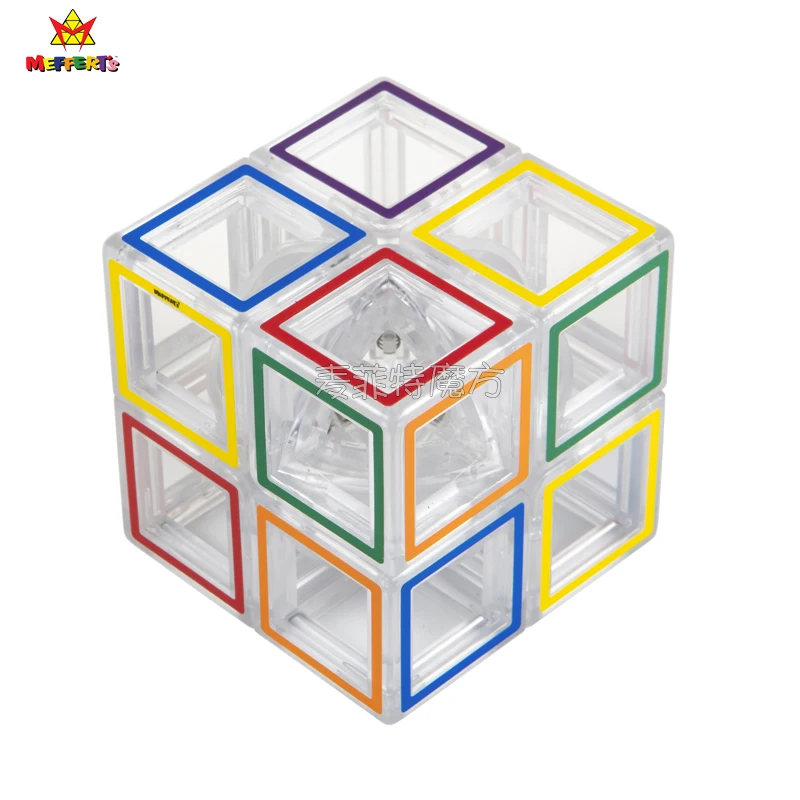 Meffert's Magic Cube Hollow Series Cube 2x2 3x3 Schuine roterende piramide Ghost Demon Cube