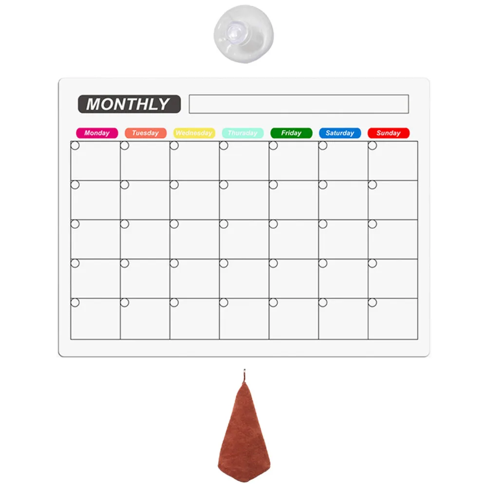 

Магнитный еженедельник, стираемая доска для сообщений, календарь для письма, ПВХ, расписание на холодильник, прозрачный холодильник, доска для сухого стирания, многоразовая