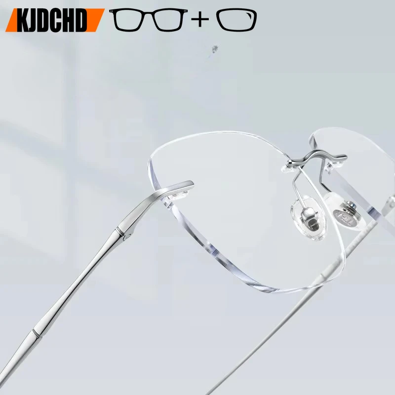 

KJDCHD Prescription Glasses Sunglasses Man Optical Lenses With Recipe Woman's Eyeglasses Blue Light Glases Men's Eyeglass Frames