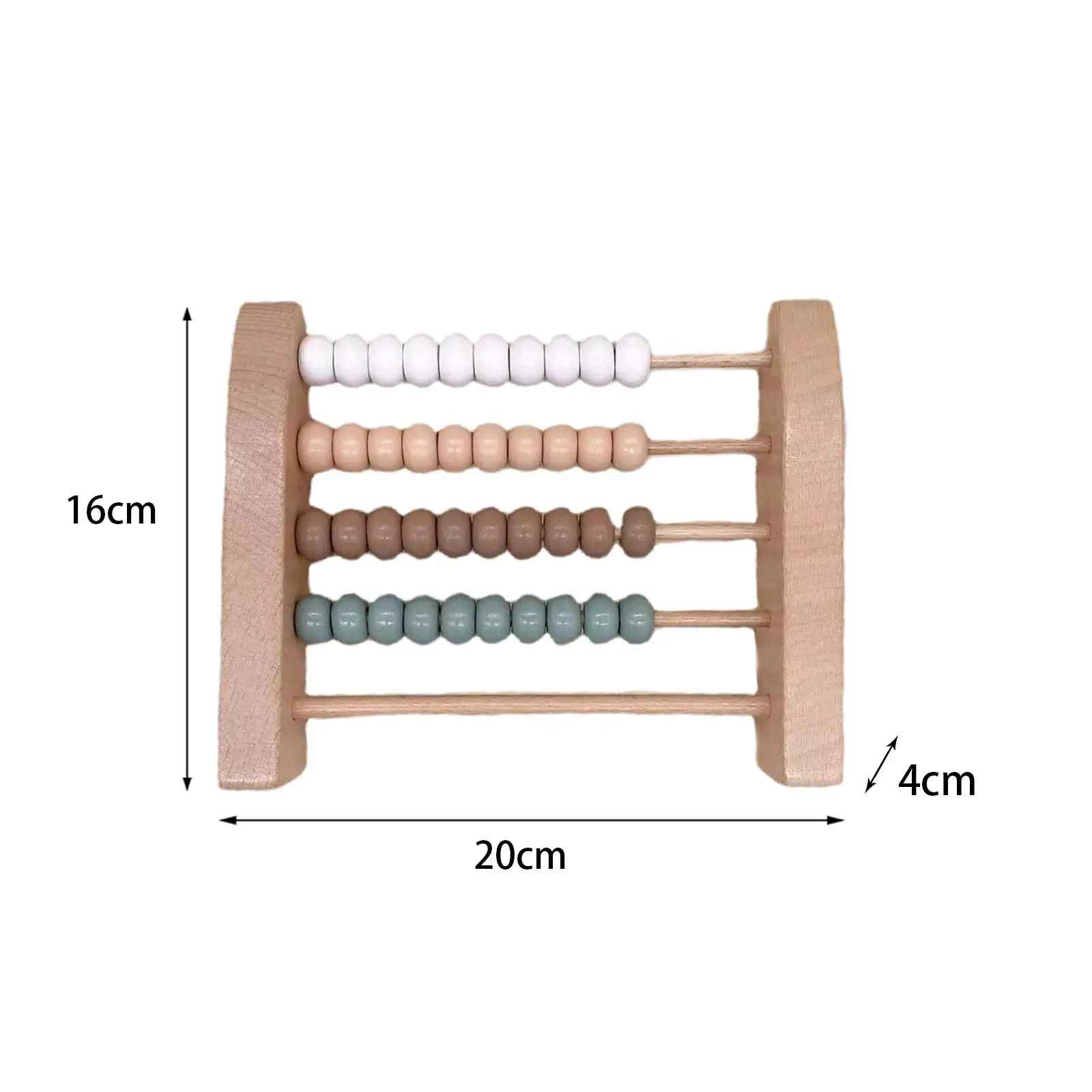 Houten kraal telraam Houten speelgoed Tellen Speelgoed Cadeaus voor peuters Jongens Kinderen