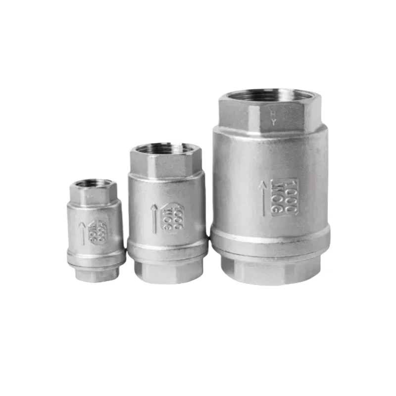1PCS Check Valve 304 Stainless Steel Horizontal H14W-16p Swing Type Non-return Valve Vertical H12 Lift Type One-way Valve