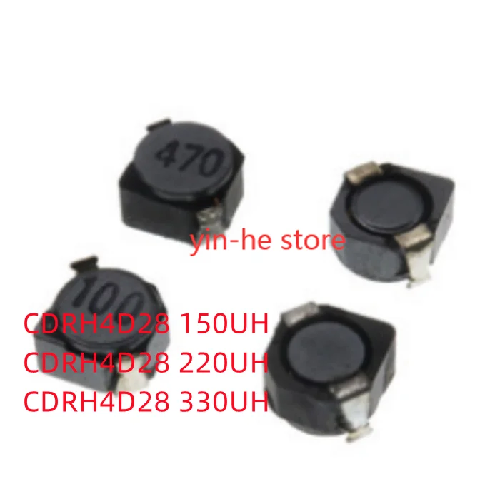 10PCS CDRH4D28 150UH druck151 CDRH4D28 220UH druck221 CDRH4D28 330UH druck331 SMD abschirmung power induktivität 5*5*3MM 4D28