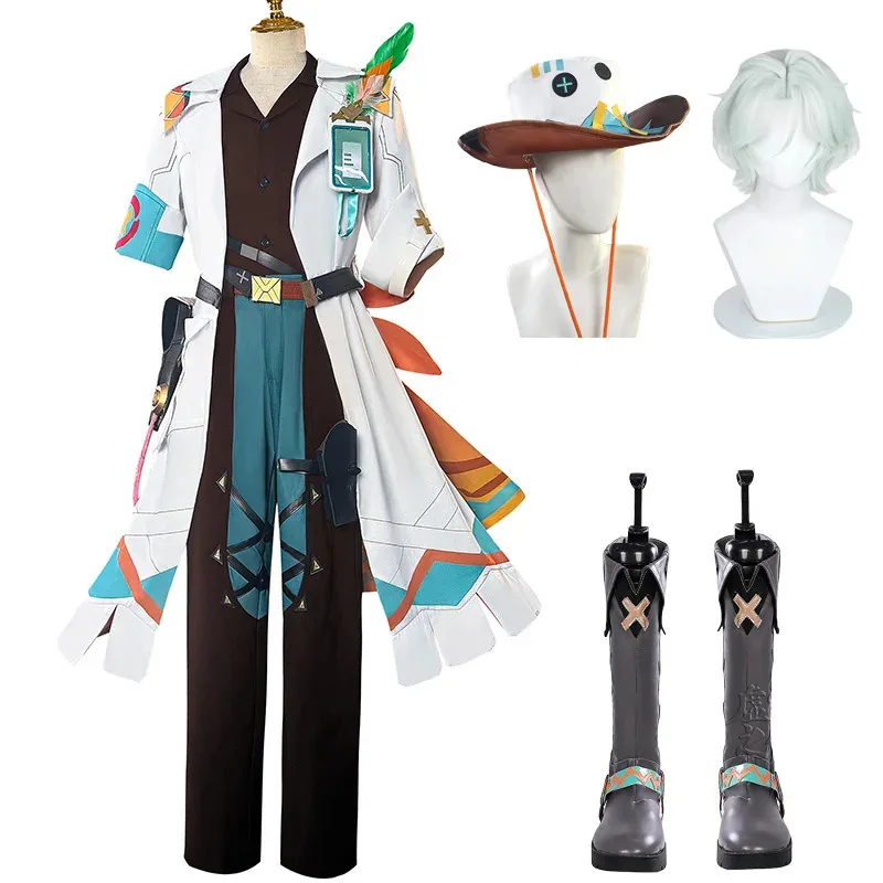 

IFA cosplay Genshin impact cosplay costume IFA wig shoes anime game party rode playing outfit