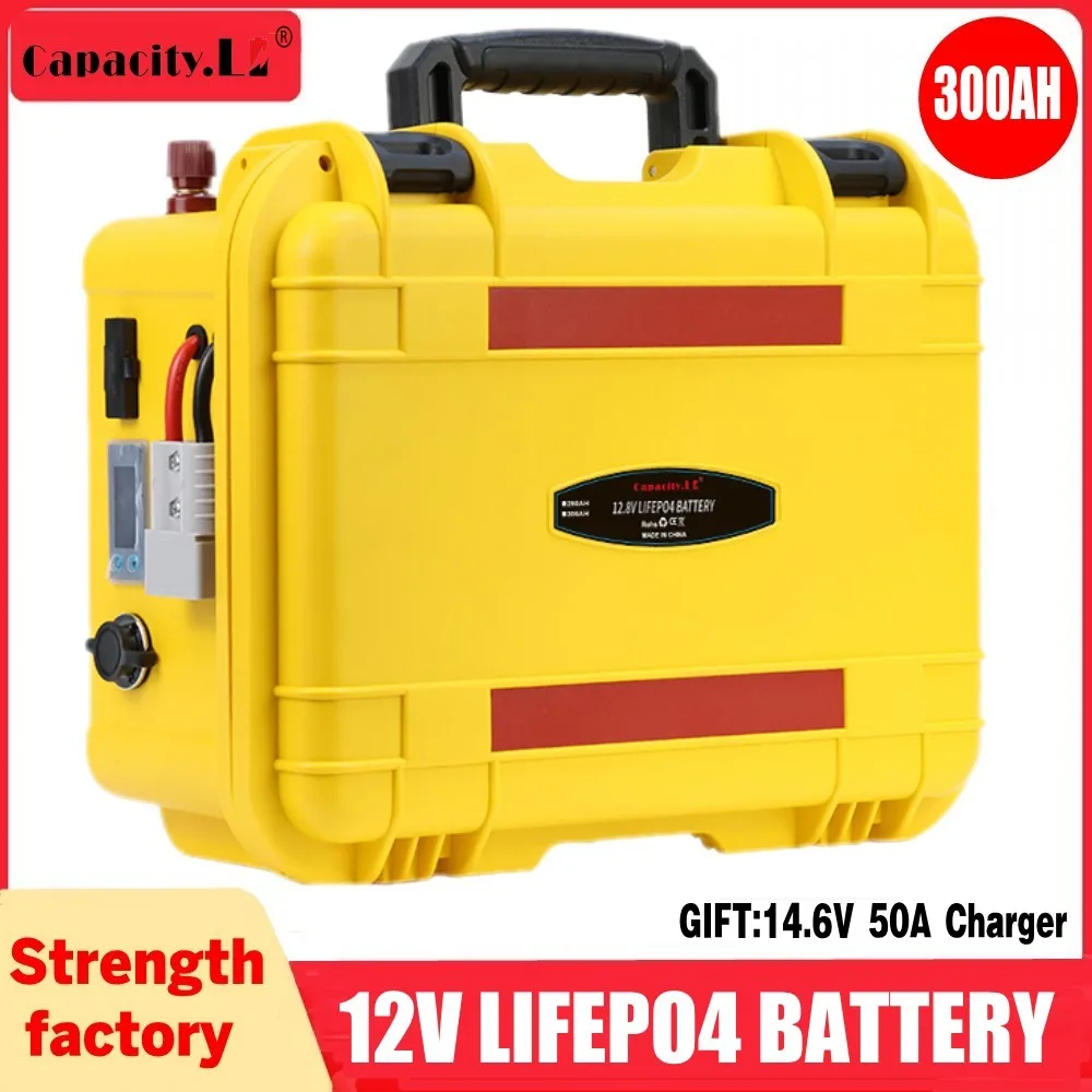 12v 250ah Lifepo4 Battery 300ah Battery Pack Rechargeable Battery For RVs Solar and Motor Homes Solar Camping Part Inverter