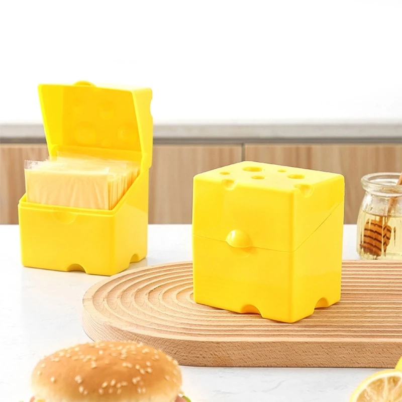 Cheese Storage Box for Refrigerator Butter Block Container Preservation Case Waterproof Sliced Cheese