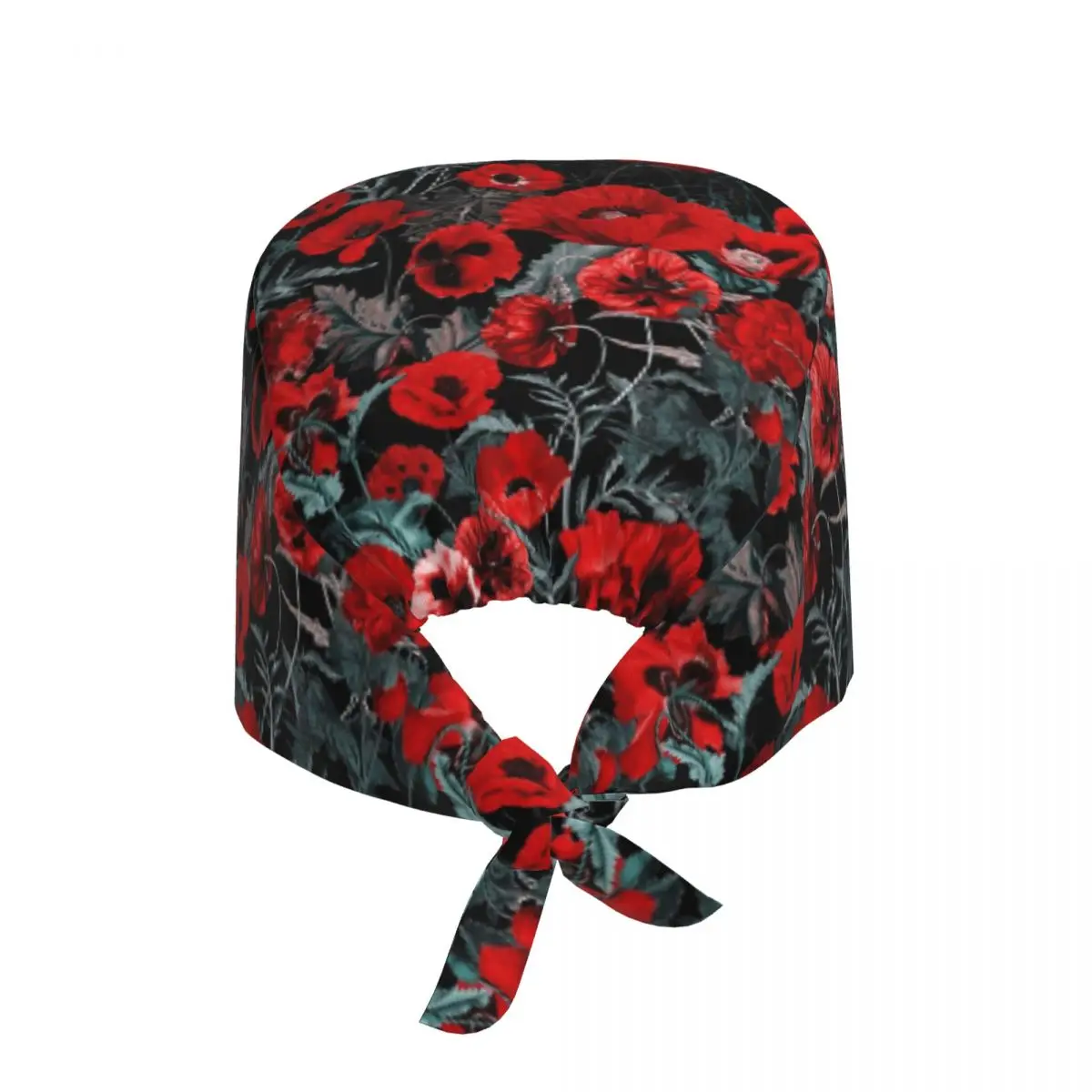 Poppy Gard Scrub Hat Doctor Working Surgical Cap Men Women Adjustable Nursing Caps for Dentist