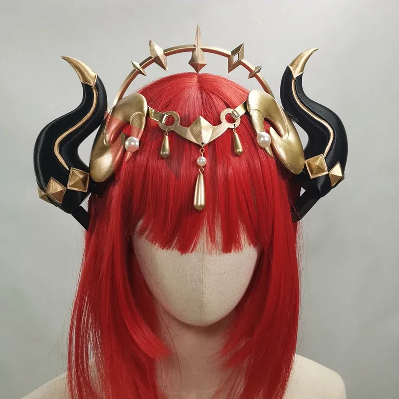 Genshin Impact Nilouコスプレホーン、ヘアホープコスチュームアクセサリー、手作り作品、新しい