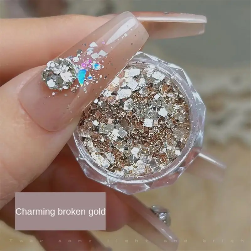 High Gloss Nail Tonic Fashionable Long-lasting Shine Extra Sparkle Rich In Pigment Durable Internet Trendy Nail Decoration Shiny