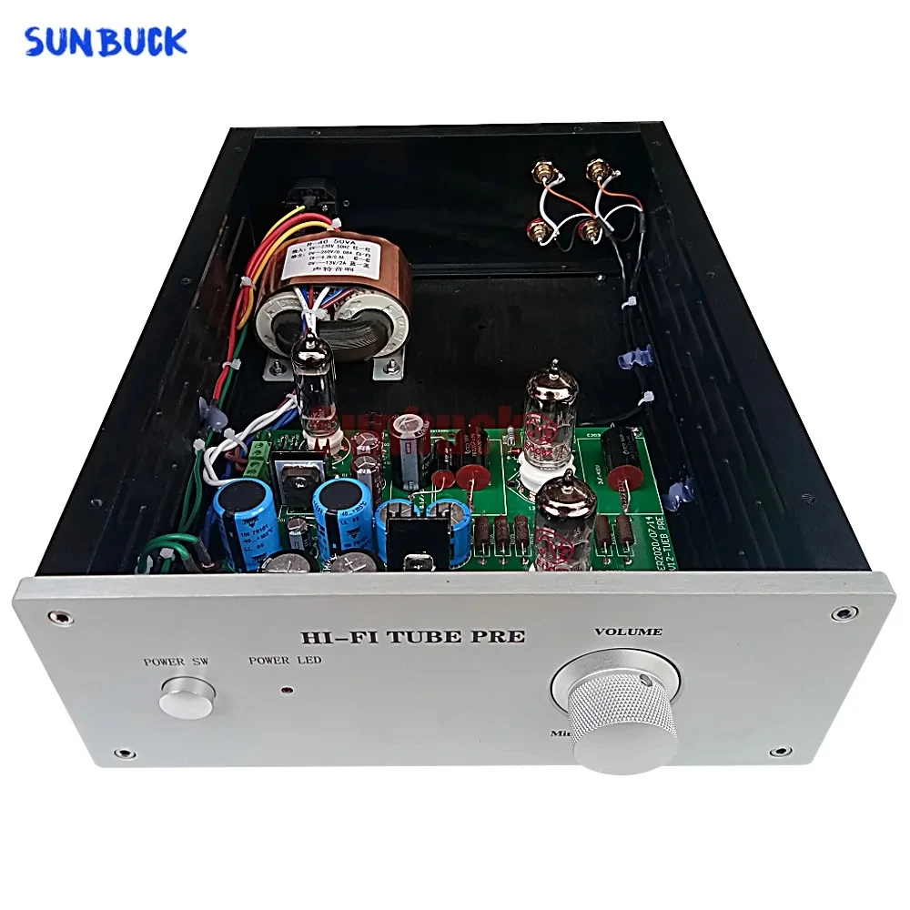 مضخم صوت مسبق ، مرجع Sunbuck ، Conrad-Johnson ، U4N ، 6Z4 ، 6X4 ، 12AU7 ، ECC82 ، صوت HiFi