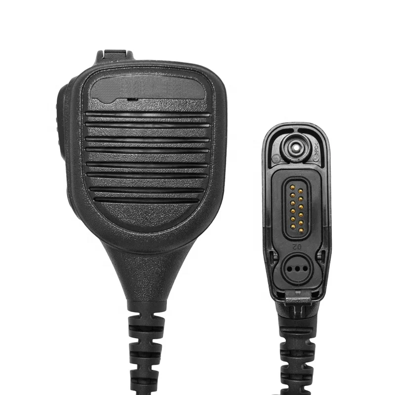 PMMN4046 IP57 TIA4950 ptt impres remote speaker microphone with emergency button for walkie talkie APX2000 DP3400 P4800 XPR7550