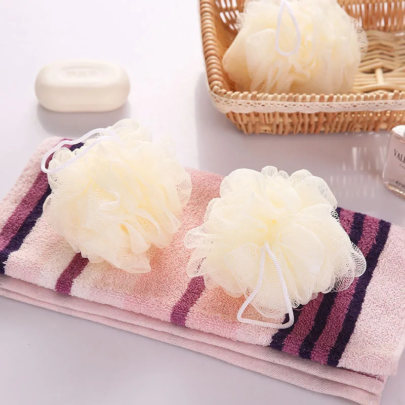 

1/2 шт. шаровидный гель для душа - нерассыпающийся, для домашнего использования, для очищения кожи, пеногенератор, однотонный, в форме цветка