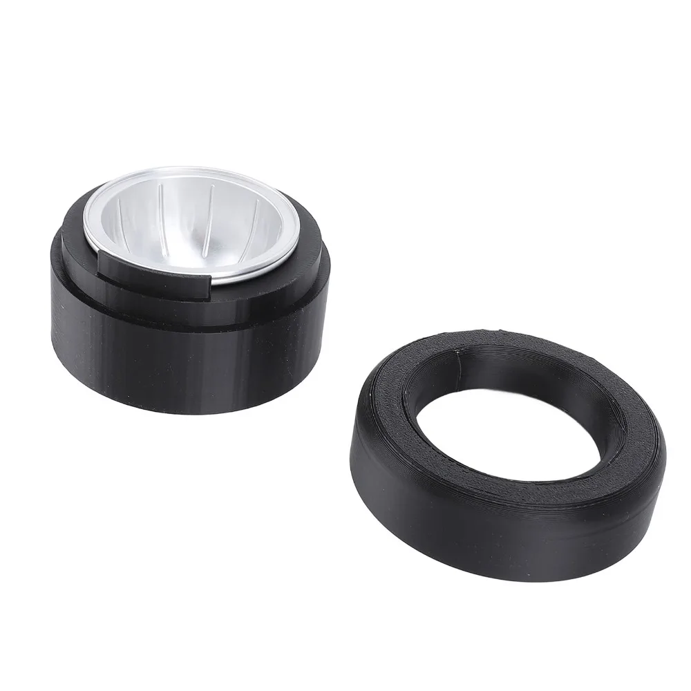 50pcs Aluminum Foil Lids Reusable Coffee Pods Kit Airtight Sealing 40 to 230ml Capacity Refillable Coffee Capsules