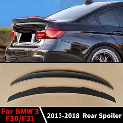 Racing Sport Rear Wing Spoiler Tuning Accessories Deflector M4 MP PSM Style For F30 F31 2013-2018 BMW 3 Series Airfoil Body Kit