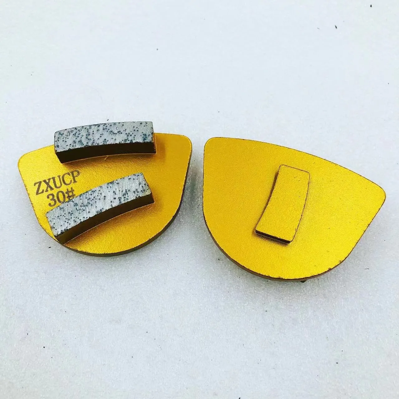 Klindex Metal Gridning Tools Diamond Double Bars Segment Metal Grinding Disc Block Abrasive Pad For Terrazzo Concrete Floor 9pcs