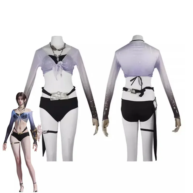 FC6Game ナラカ: ブレードポイント シェイオル・ウェイ コスプレ衣装 サマーパーティー・ハーフサマーブリーズ 水着 女性 セクシー ビキニ パーティー Su@FC8！