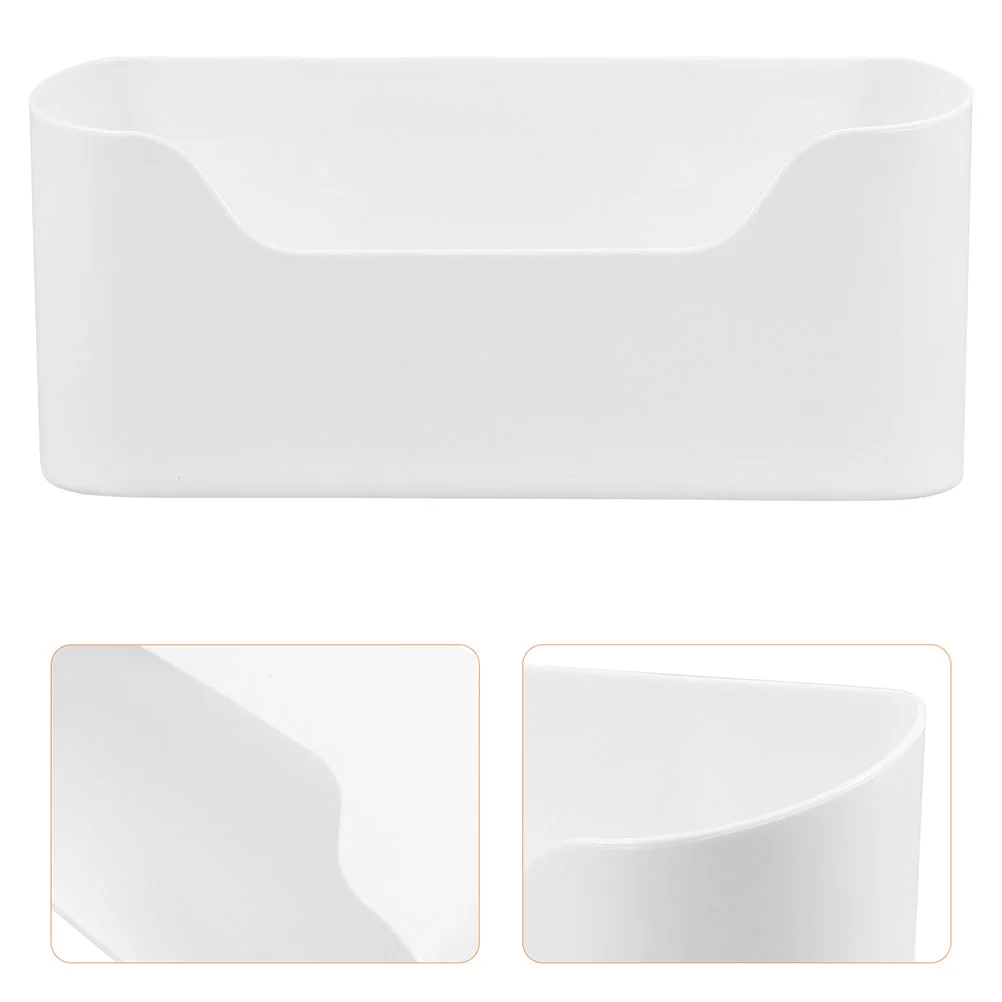 

Kitchen Cabinet Door Storage Box Wall Magazine Holder Drawer Adhesive File for As Lid Organizer