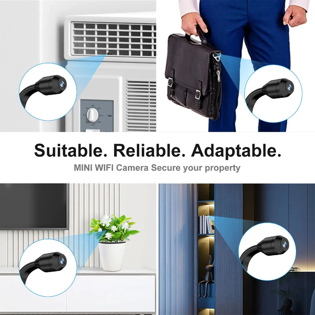 Mini WiFi Camera 1080P Full HD Wireless Security Smart Camera with Motion Detection Home Surveillance Camera Remote Monitoring