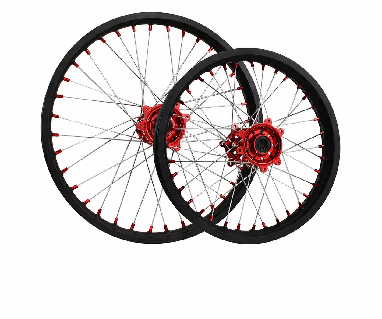 New  21x1.6 18x2.15 Aluminum 7050T Anodized Wheel Sets Off-Road Electric Motorcycle Retrofit/Upgrade Parts