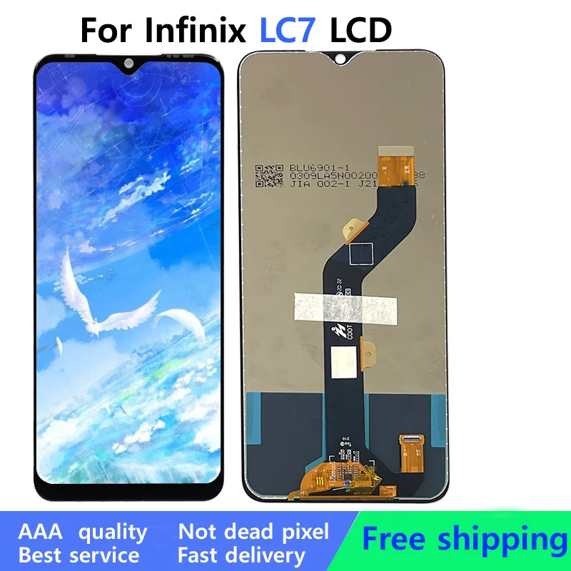 Original Display For Infinix Tecno Pouvoir 4 LC7 LCD Display Touch Screen Digitizer Assembly Replacement For Infinix LC7 LCD