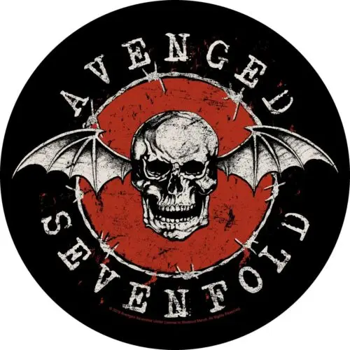 

Avenged Sevenfold круглая нашивка на ткани (rz)