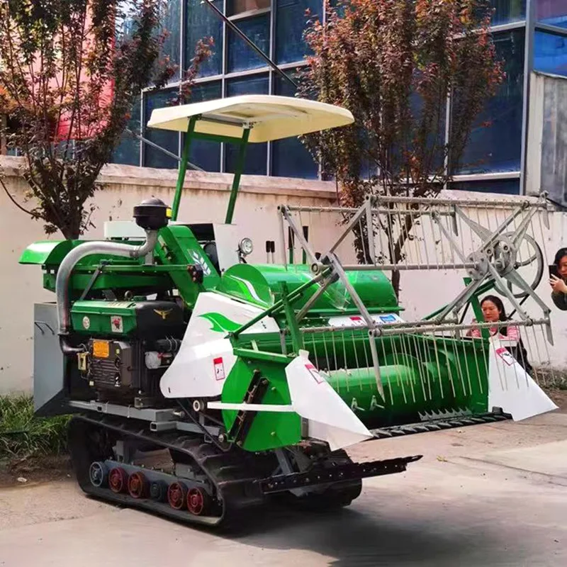 Easy Operation Wheat Beans Harvesting Machine Mini Combine Harvester Price
