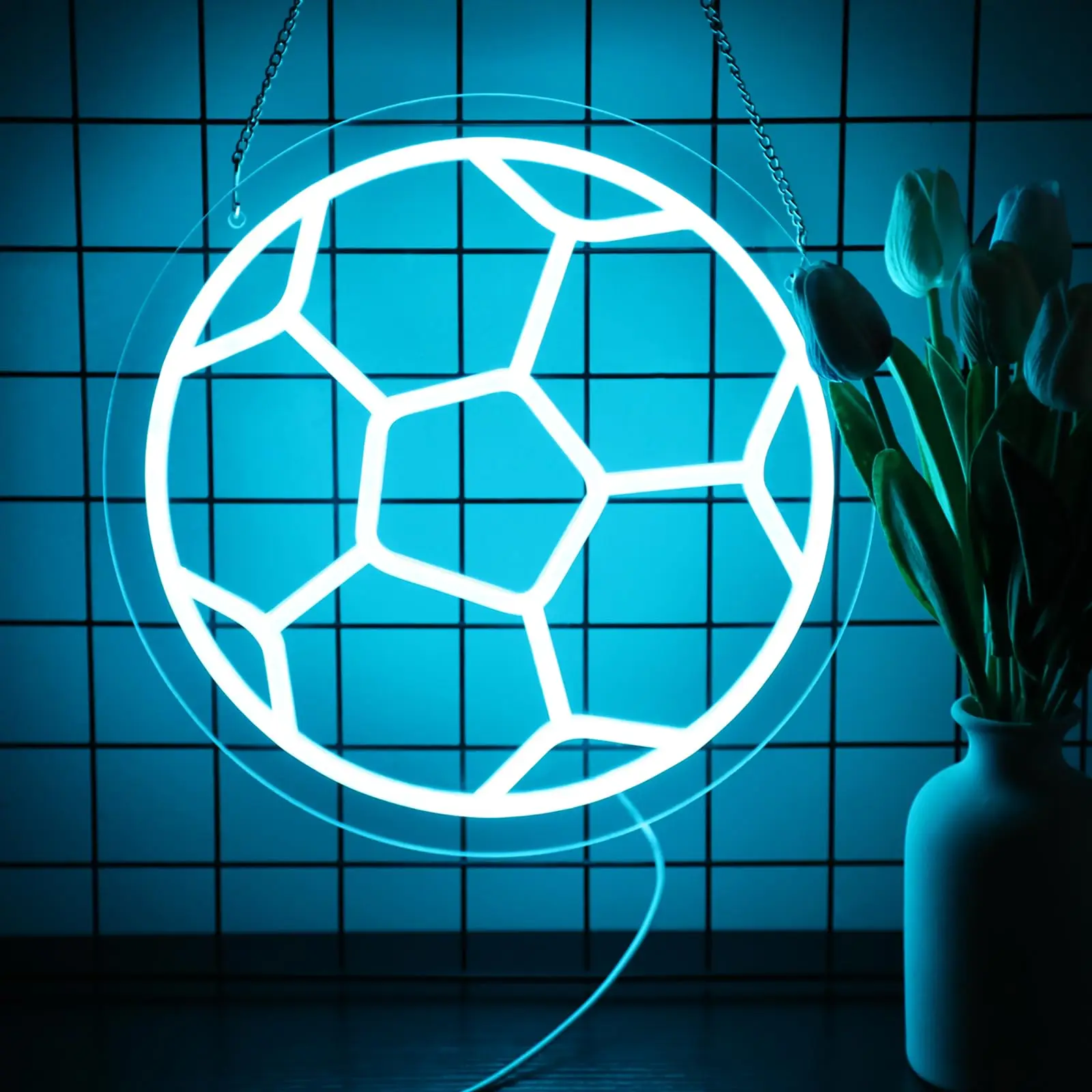 Football Neon Led basketball Sign USB Power Volleyball Night Lights Wall Ball Game Party Room Decortaion For Gym Sport Club