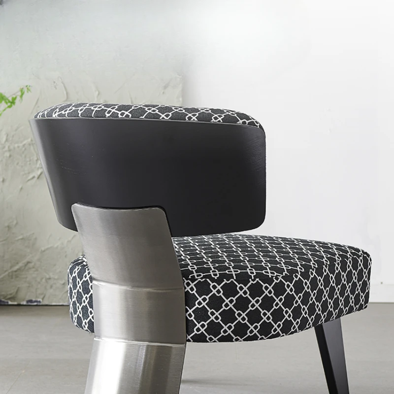 

Genuine leather light luxury single chair sofa minimalist modern living room balcony single person leisure chair