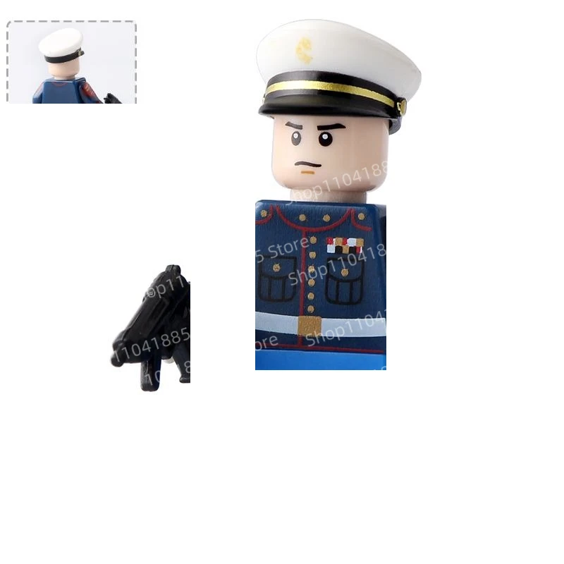 MOC 군사 새로운 빌딩 블록 홍콩 경찰 비행 호랑이 마카오 감독 조립 인형 장난감 휴일 선물 장식품
