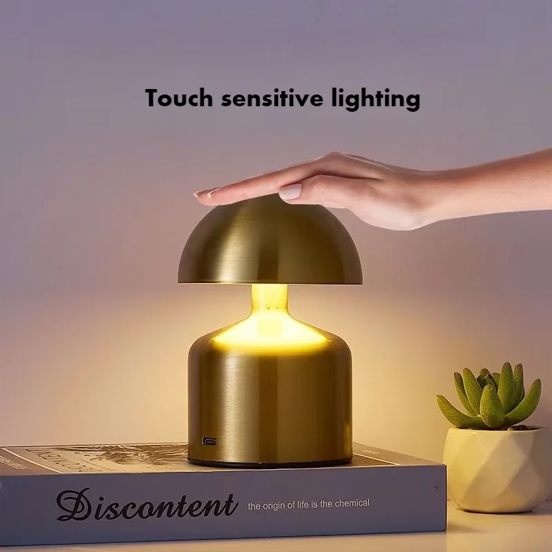 Table Lamp Led Rechargeable Touch Tri-Level Dimmable Reading Light Bar Bedroom Desk Decor Atmosphere Deco Bedside Tables Lamps