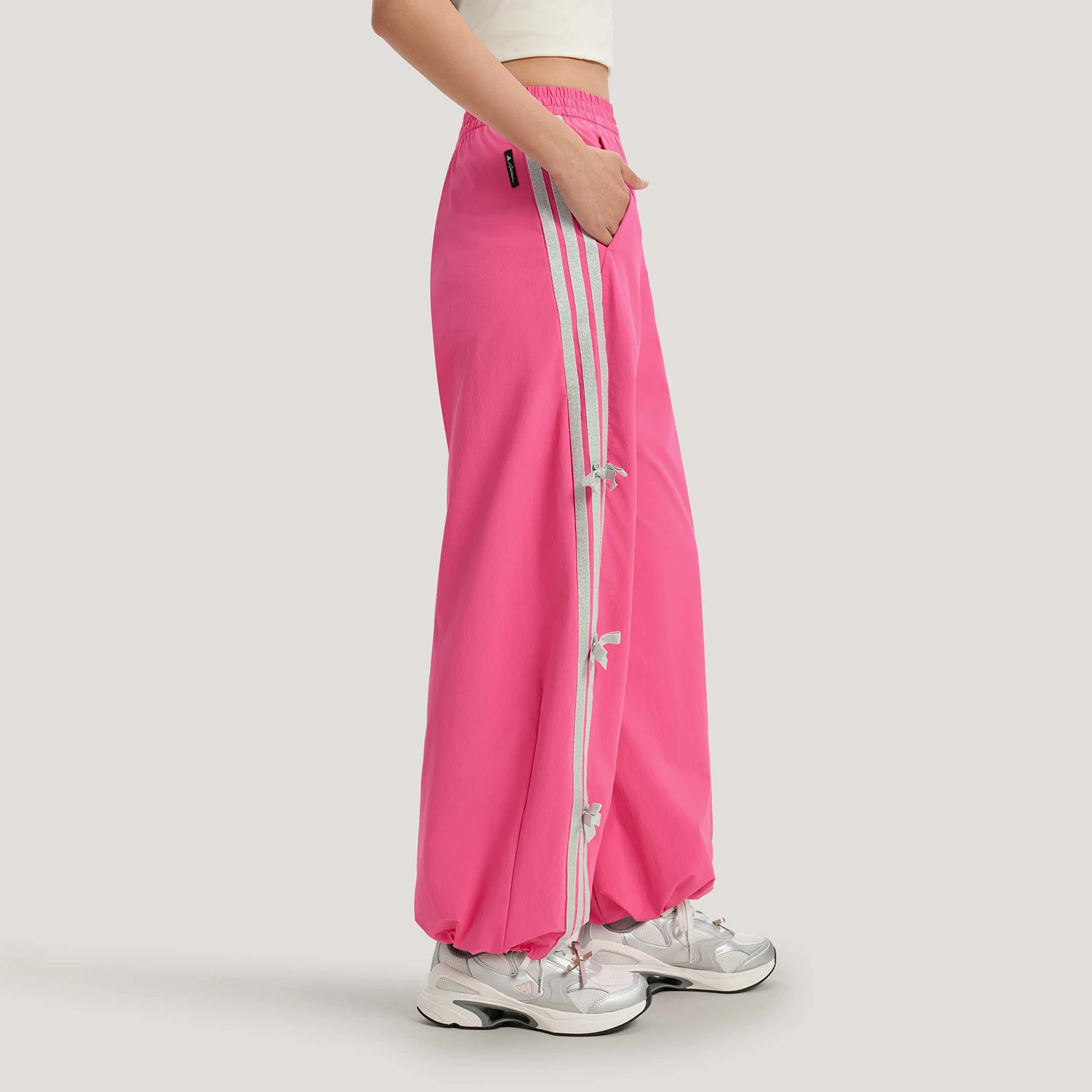 Adidas Authentic Spring Style Women's Elastic Waist Straight Leg Pants KR7597