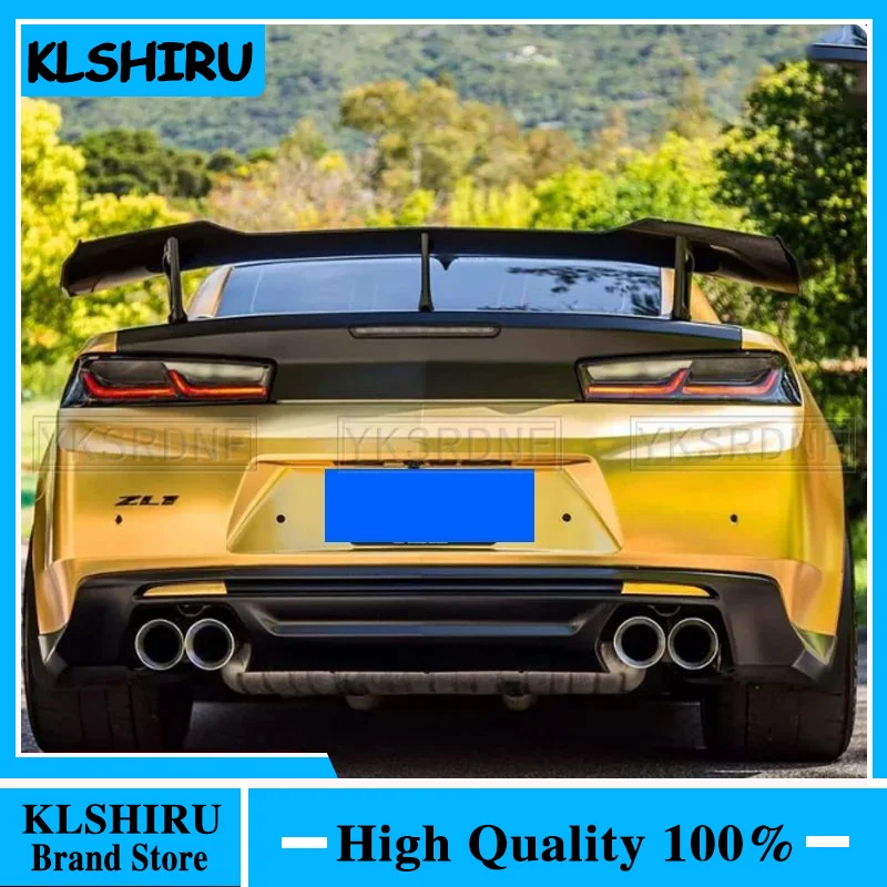 ZLE Style Black Rear Trunk Lid Wing Spoiler Fit for 2016 2017 2018 2019 Chevrolet Camaro ABS spoiler